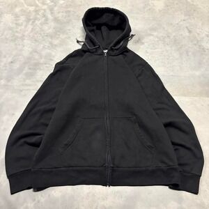 Vintage Y2K/2000s Black Old Navy Blank Streetwear Essential Zip Up Hoodie!